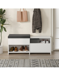 Batų dėžė MAK637 balta 2