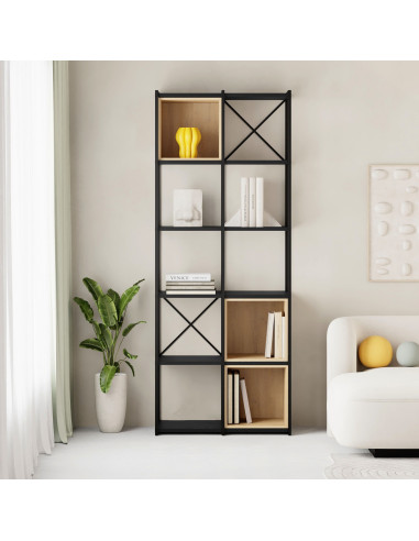 Lentyna MKT681 ąžuolas/juoda