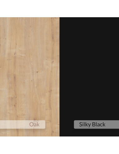 Lentyna MKT681 ąžuolas/juoda