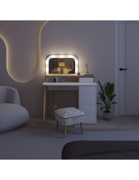 VG Line - Kosmetinis staliukas su apšvietimu