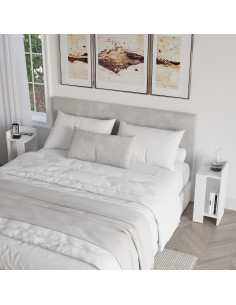 Naktinė spintelė MKO179 balta 2 vienetai 2