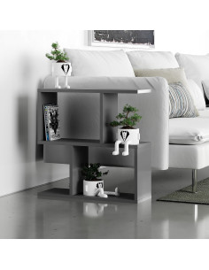 Modernus šoninis kavos staliukas MSH264 antracitas 2