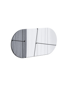 Pakabinamas veidrodis MDKT074 juodas 2