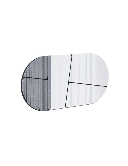 Pakabinamas veidrodis MDKT074 juodas