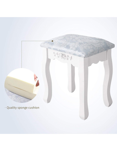 Kosmetinis staliukas su  apšvietimu KS136LED-B