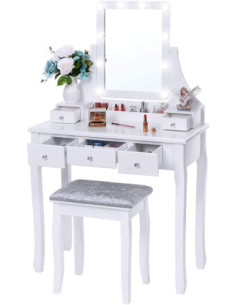VG Line - Kosmetinis staliukas su apšvietimu