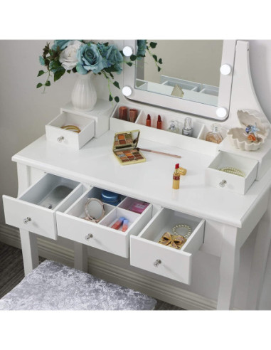VG Line - Kosmetinis staliukas su apšvietimu