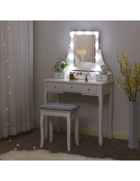VG Line - Kosmetinis staliukas su apšvietimu