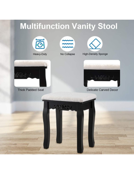 Kosmetinis staliukas su apšvietimu