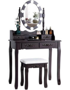 Kosmetinis staliukas su  apšvietimu KS136LED-S