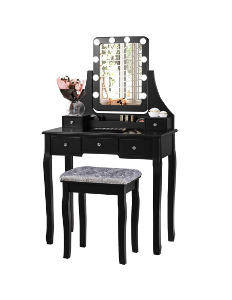 VG Line - Kosmetinis staliukas su apšvietimu