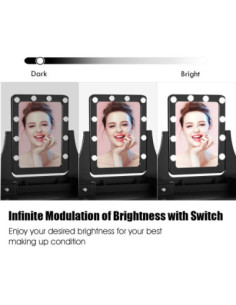 VG Line - Kosmetinis staliukas su apšvietimu 2