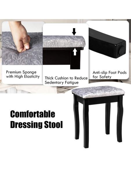 VG Line - Kosmetinis staliukas su apšvietimu