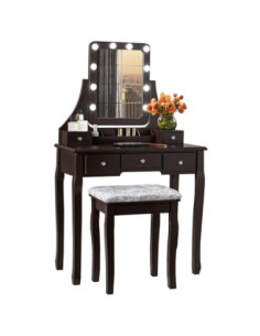 VG Line - Kosmetinis staliukas su apšvietimu