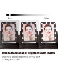 VG Line - Kosmetinis staliukas su apšvietimu 2