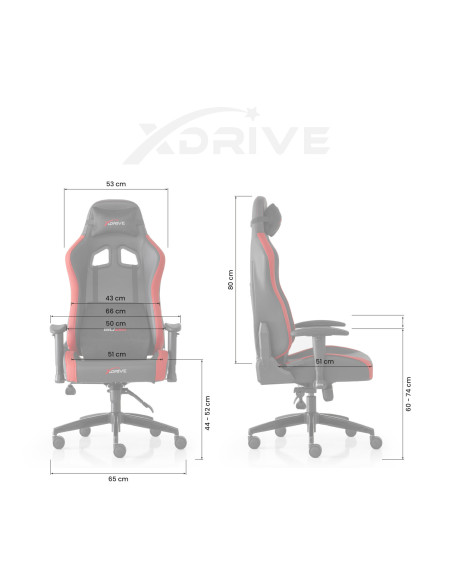 Žaidimų kėdė xDRIVE 15'LI PLUS PROFESIONAL