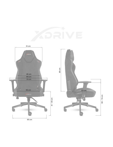 Žaidimų kėdė xDRIVE HIRA PROFESIONAL