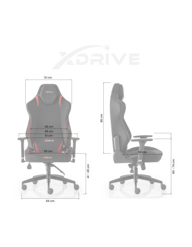 Žaidimų kėdė xDRIVE ANKA PROFESIONAL
