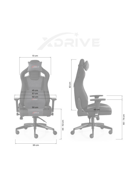 Žaidimų kėdė xDRIVE AKDENIZ PROFESIONAL